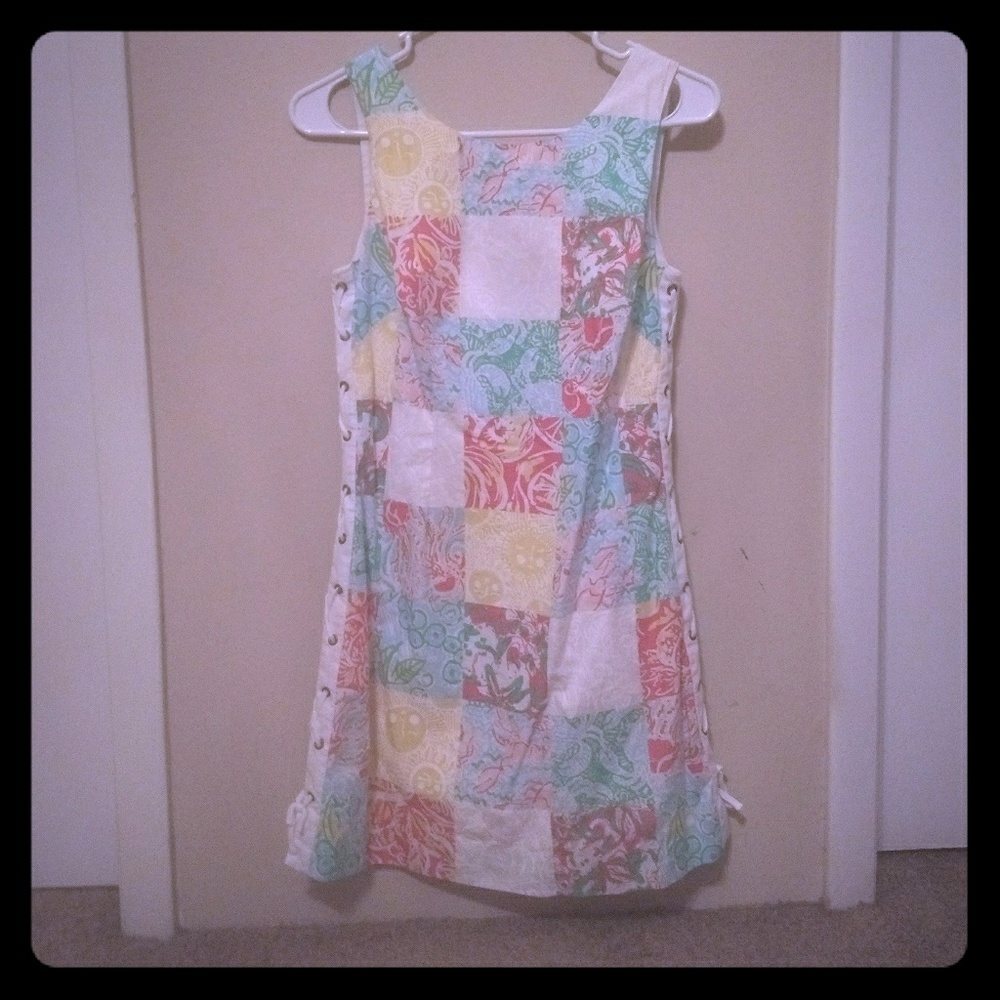 Lilly pulitzer patchwork dress